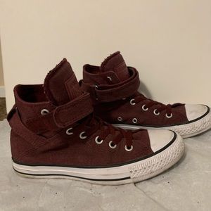 Burgundy Converse
